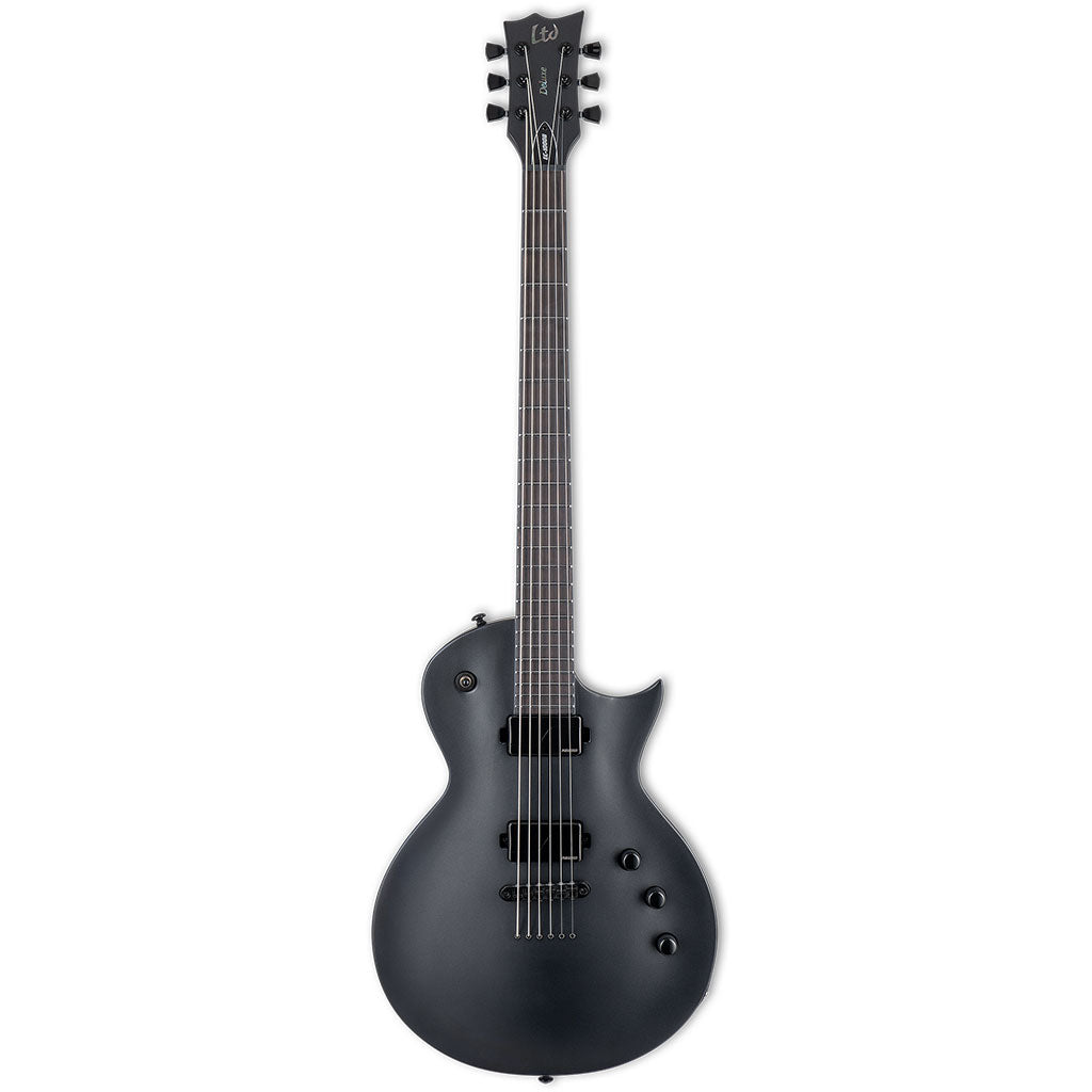 ESP LTD Eclipse EC-1000 Baritone Electric Guitar - Charcoal Metallic Satin- LEC-1000BCHMS