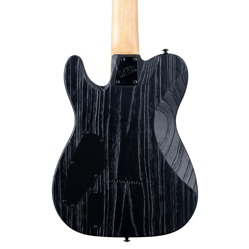 ESP LTD - TE-1007 Baritone Electric Guitar - Black Blast