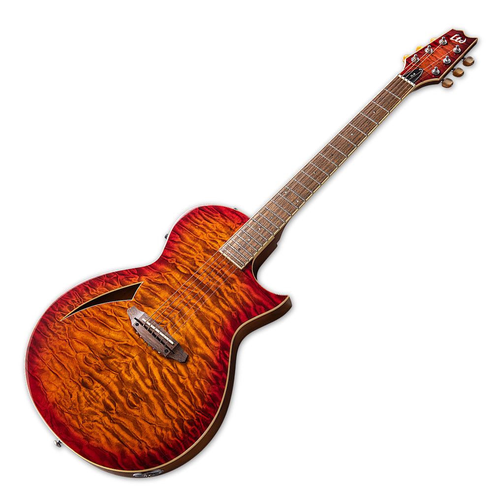 ESP LTD TL6 QM Tiger Eye Burst