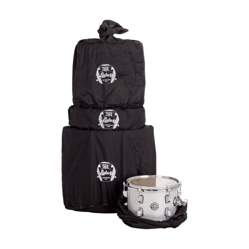 Ludwig Breakbeats 4-Piece Shell Pack – Silver Sparkle Acoustic Drums Sky Music