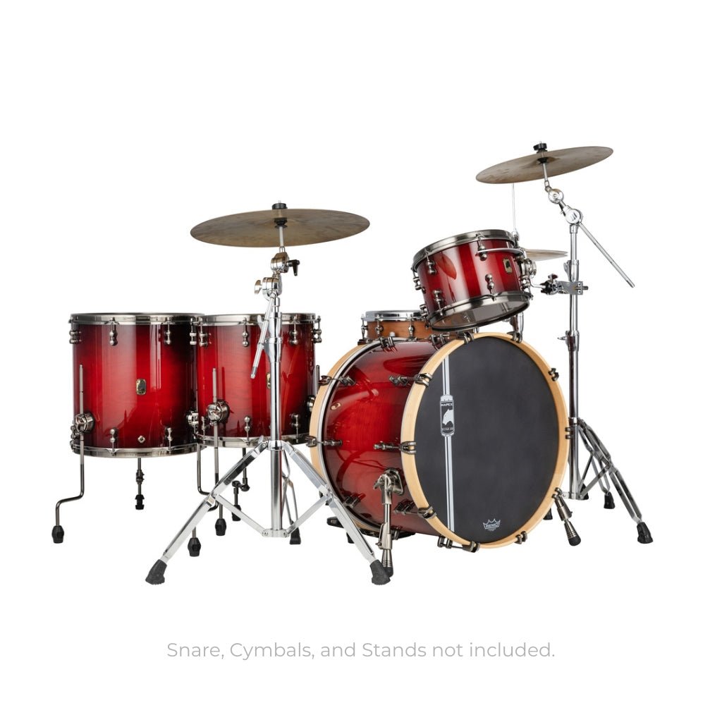 Mapex Black Panther Design Lab Cherry Bomb 4-piece Shell Pack - Rose Burst Acoustic Drums Sky Music