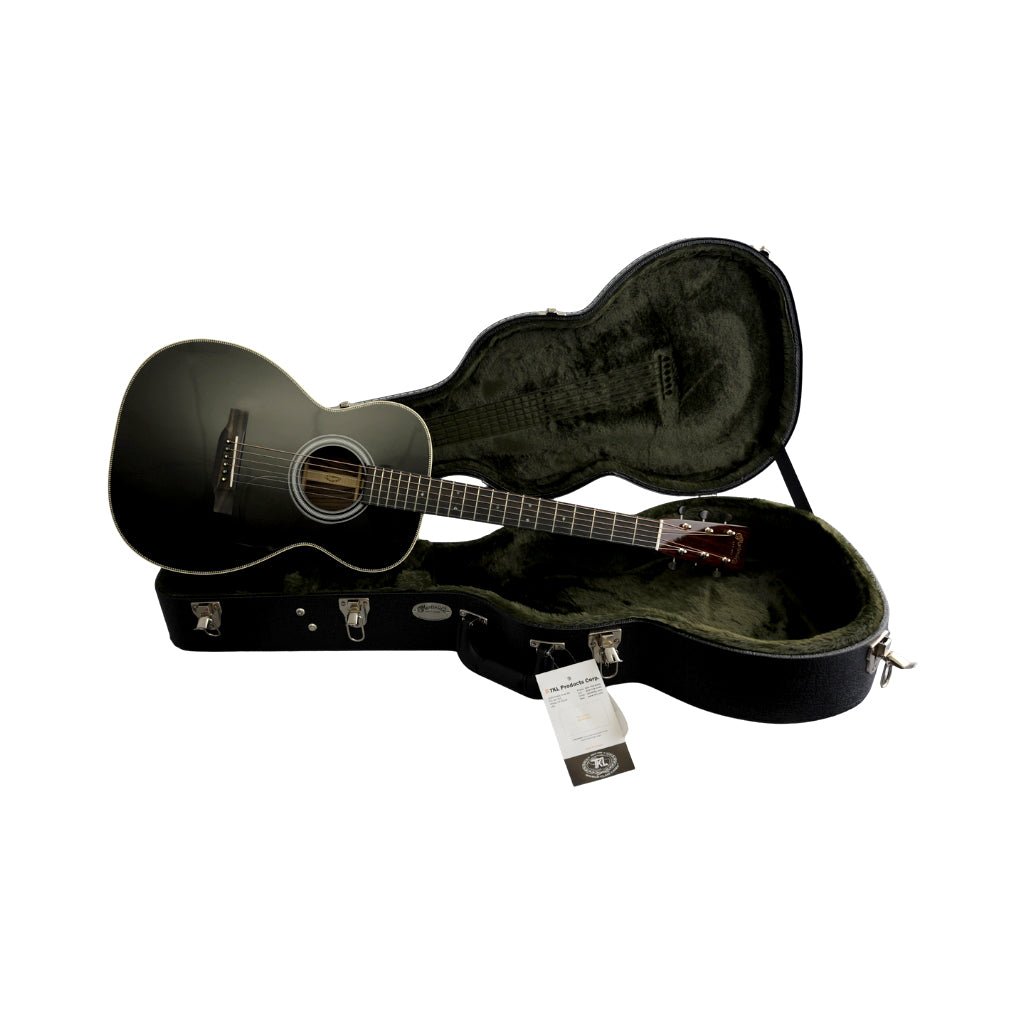Martin Custom Shop 0-14 Wild Grain East Indian Rosewood Back & Sides Concert Acoustic Guitar - Black Top Acoustic Guitars Sky Music