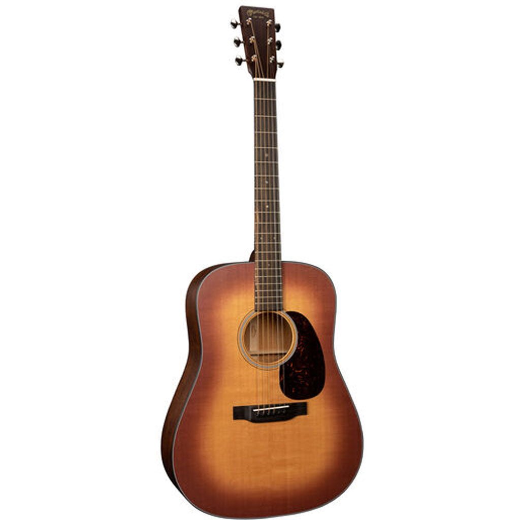 Martin D-18 Dreadnought Acoustic Guitar - Satin Amberburst Acoustic Guitars Sky Music
