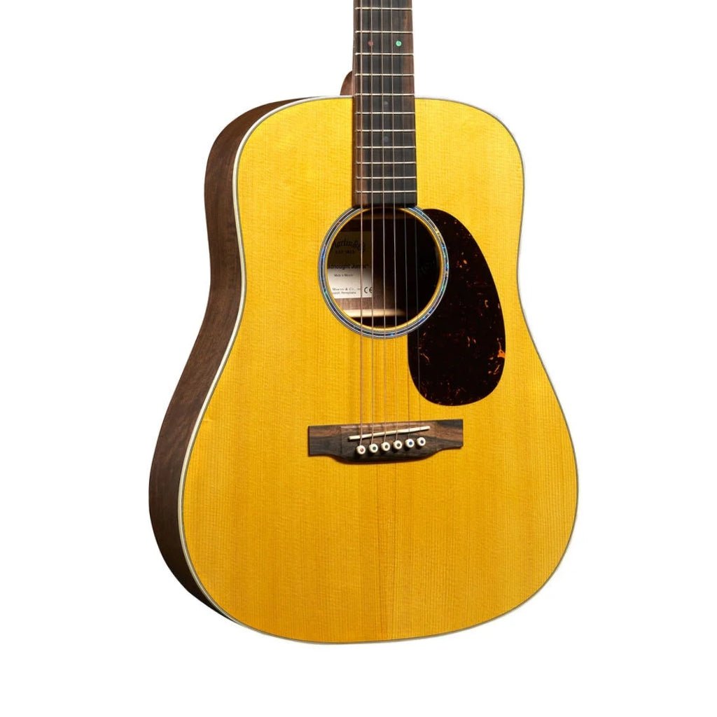 Martin Dreadnought Jr E Walnut Acoustic-Electric Guitar - Natural Acoustic Guitars Sky Music