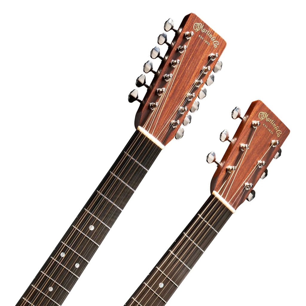 Martin Grand J-28E DN Grand Jumbo Double Neck Guitar - Natural Acoustic Guitars Sky Music