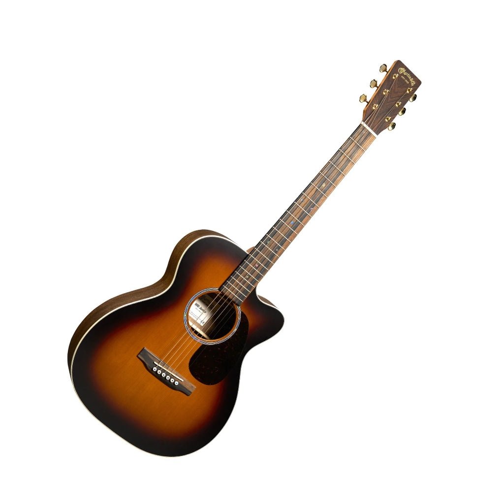 Martin Martin 000C Jr E Walnut Acoustic-Electric Guitar - Vintage Burst Acoustic Guitars Sky Music