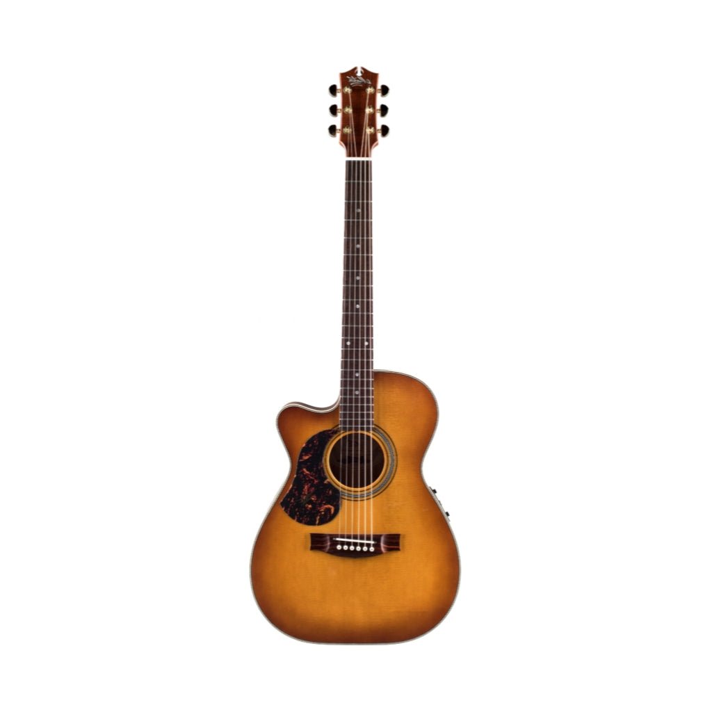 Maton EBG808C Nashville Left Handed - Vintage Amber Burst Acoustic Guitars Sky Music