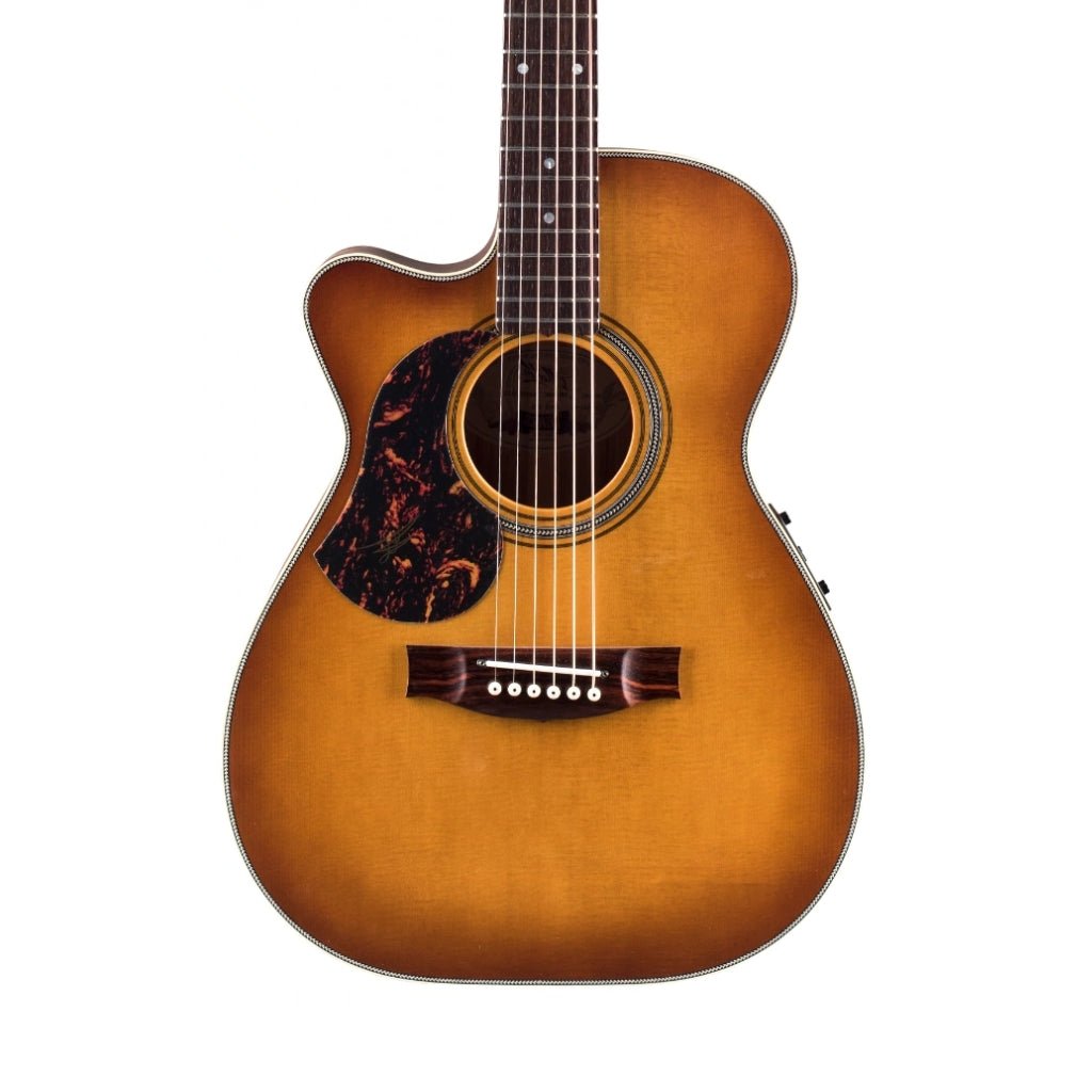 Maton EBG808C Nashville Left Handed - Vintage Amber Burst Acoustic Guitars Sky Music