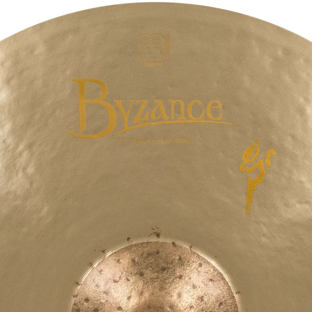 Meinl Byzance Vintage Benny Greb Sand Crash-Ride Cymbal 22" - B20 Bronze, Sandblasted Cymbals Sky Music