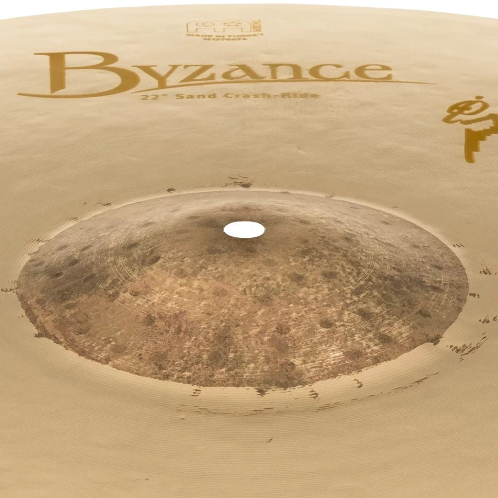 Meinl Byzance Vintage Benny Greb Sand Crash-Ride Cymbal 22" - B20 Bronze, Sandblasted Cymbals Sky Music
