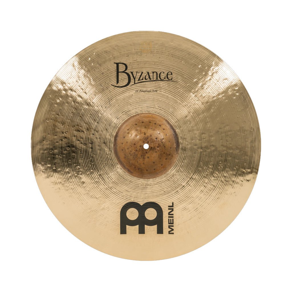 Meinl Cymbals Byzance Brilliant Polyphonic Ride Cymbal - 22 inches Cymbals Sky Music