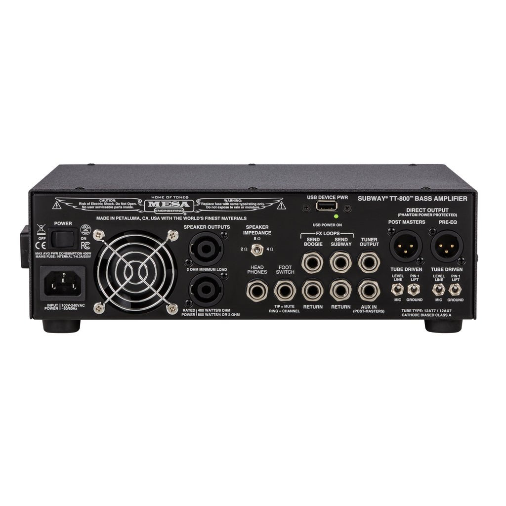 Mesa Boogie Subway TT-800 Bass Guitar Amplifiers Sky Music