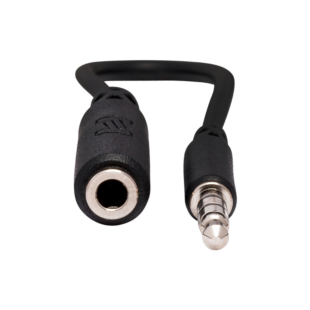 Hosa - 3.5 mm TRRS to Slim 3.5 mm TRRS - Headphone Adaptor