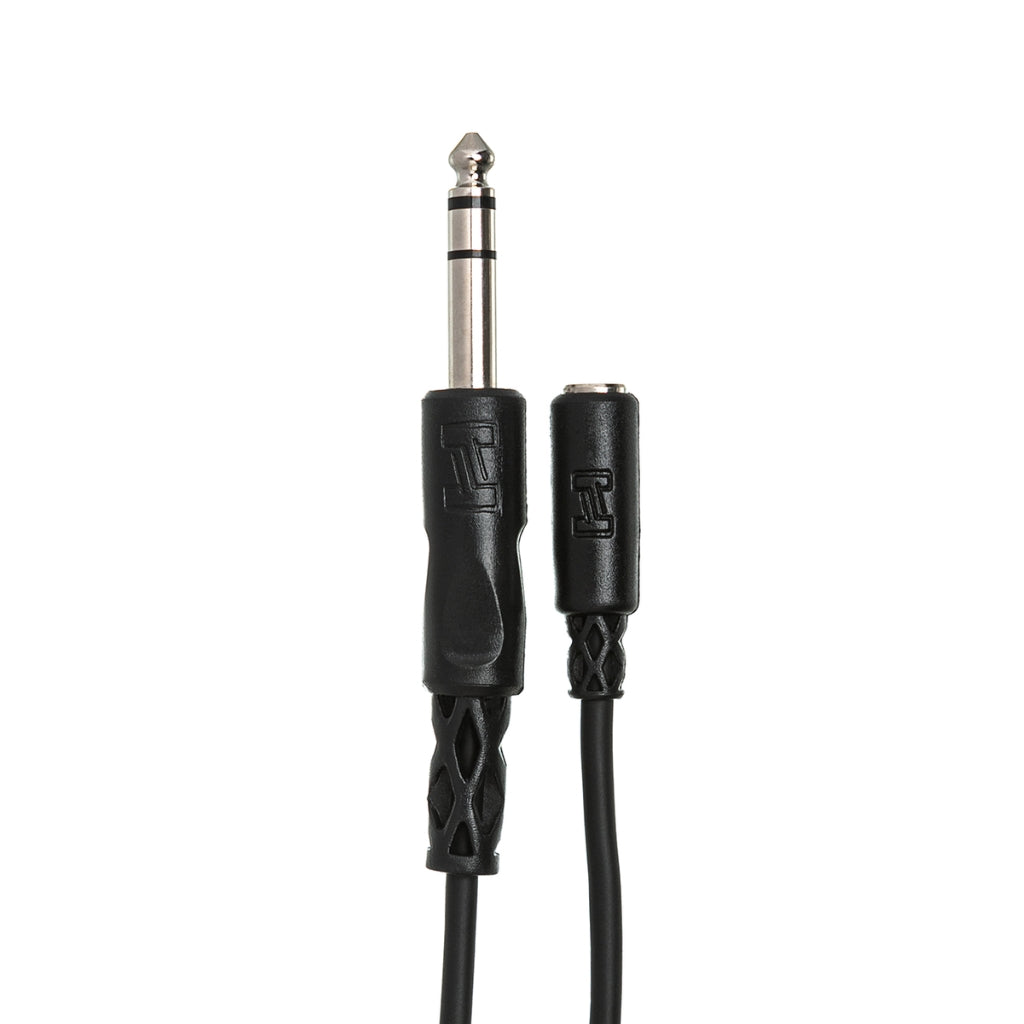 Hosa - 3.5 mm TRS to 1/4 in TRS - Headphone Adaptor Cable 10ft