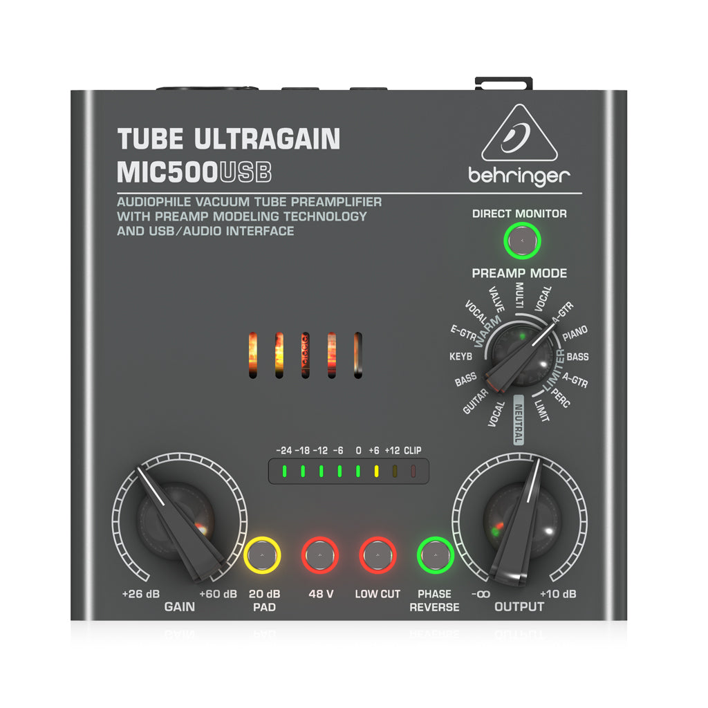 Behringer - Tube Ultragain MIC500USB - Preamp