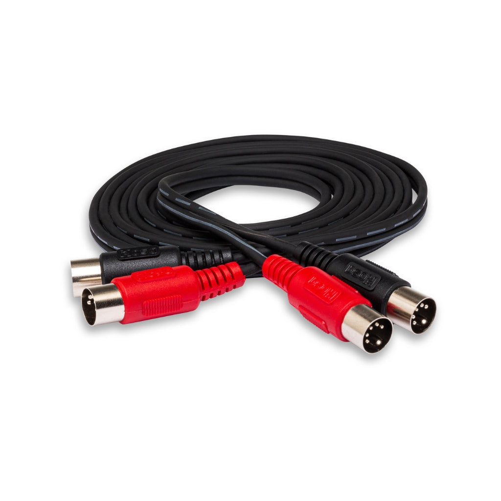 Hosa Technology - Dual 5-pin DIN to Same Dual - MIDI Cable 2m