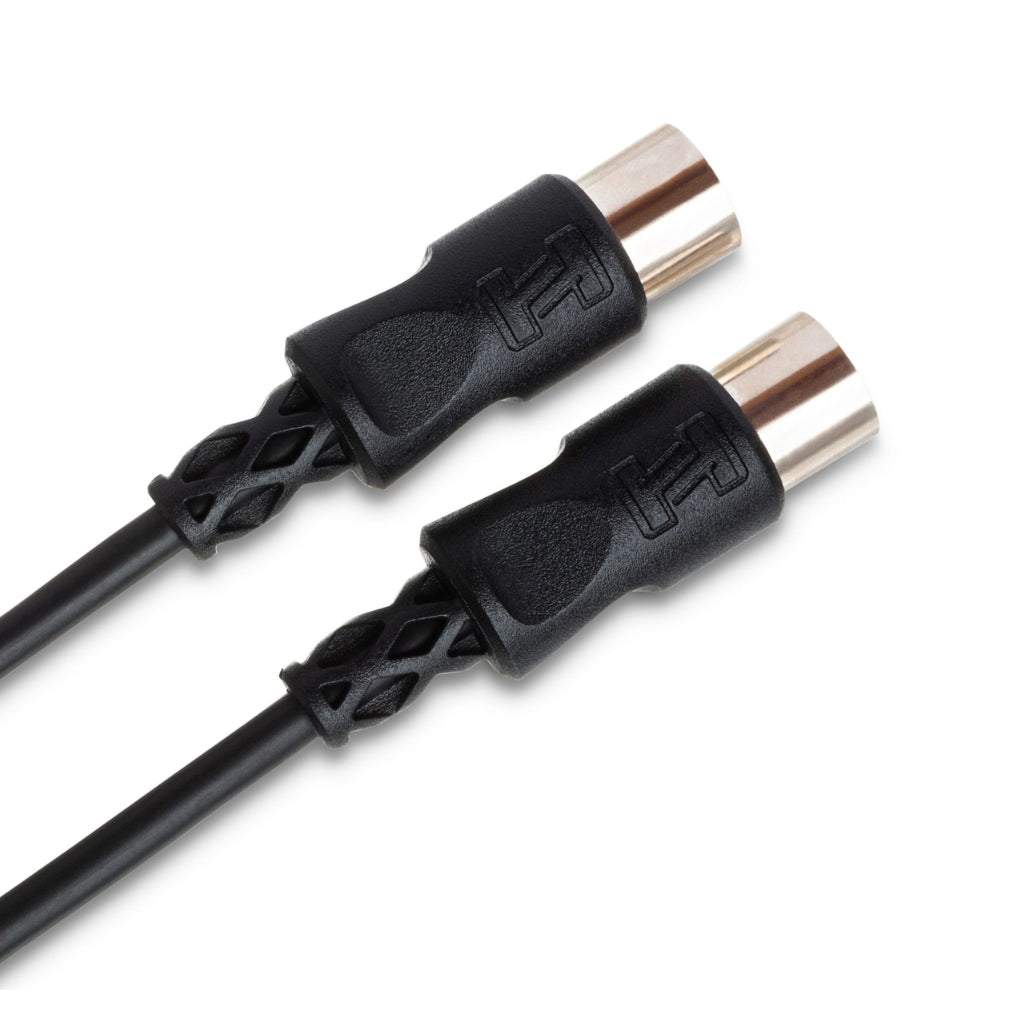 Hosa Technology - 5-pin DIN to Same - MIDI Cable 20ft, Black