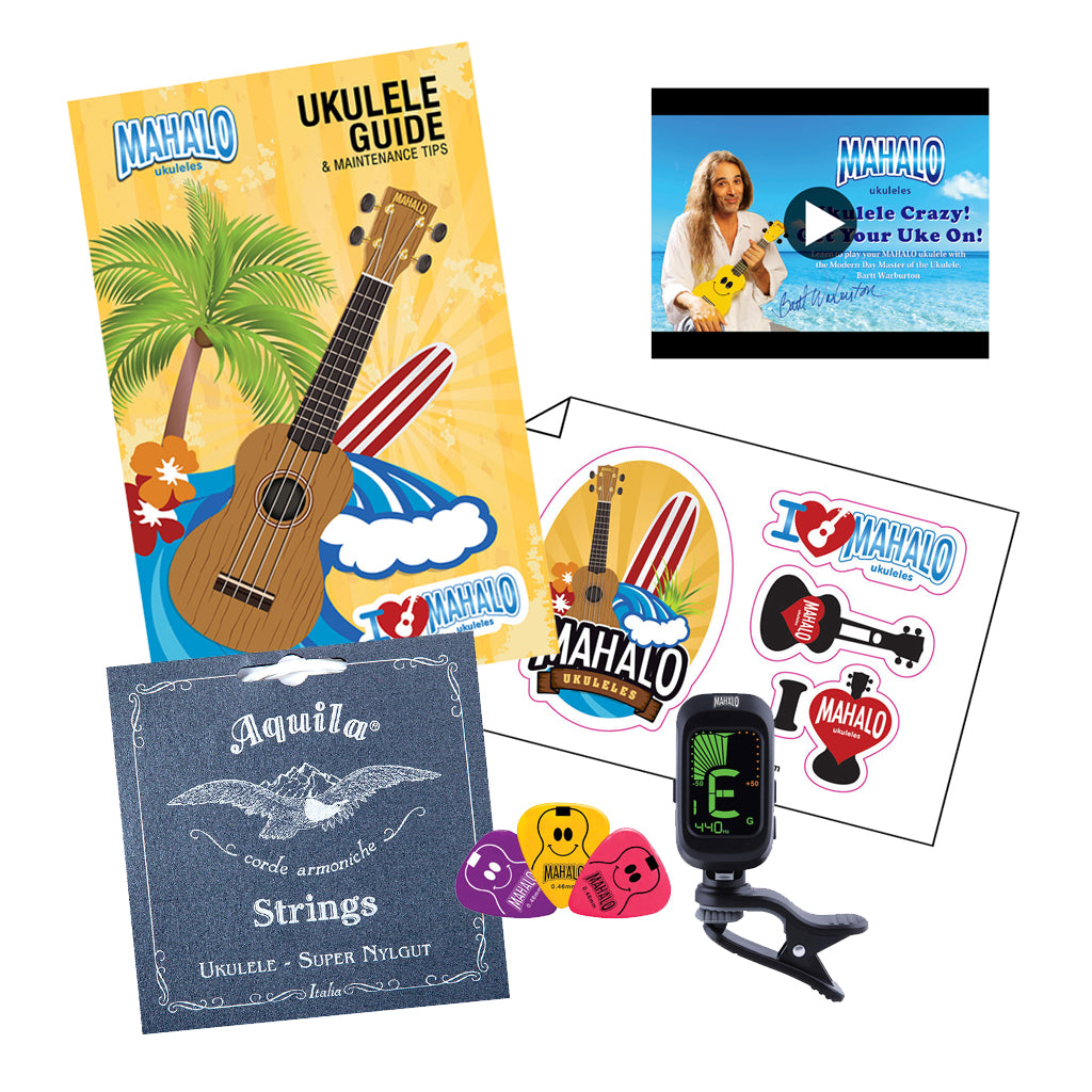 MAHALO - "J" TENOR - UKE PACK