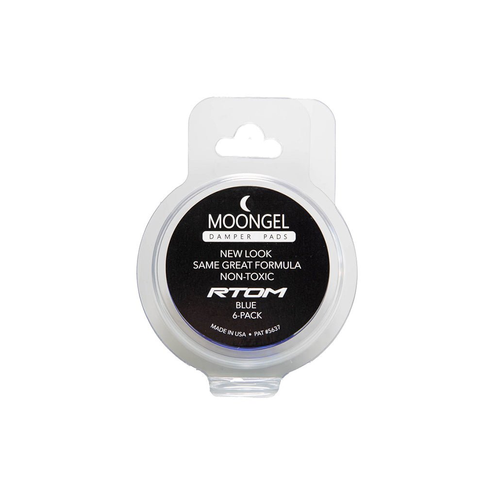 Moongel Drum Dampers Original - Blue, Pack of 6 Drum Accessories Sky Music