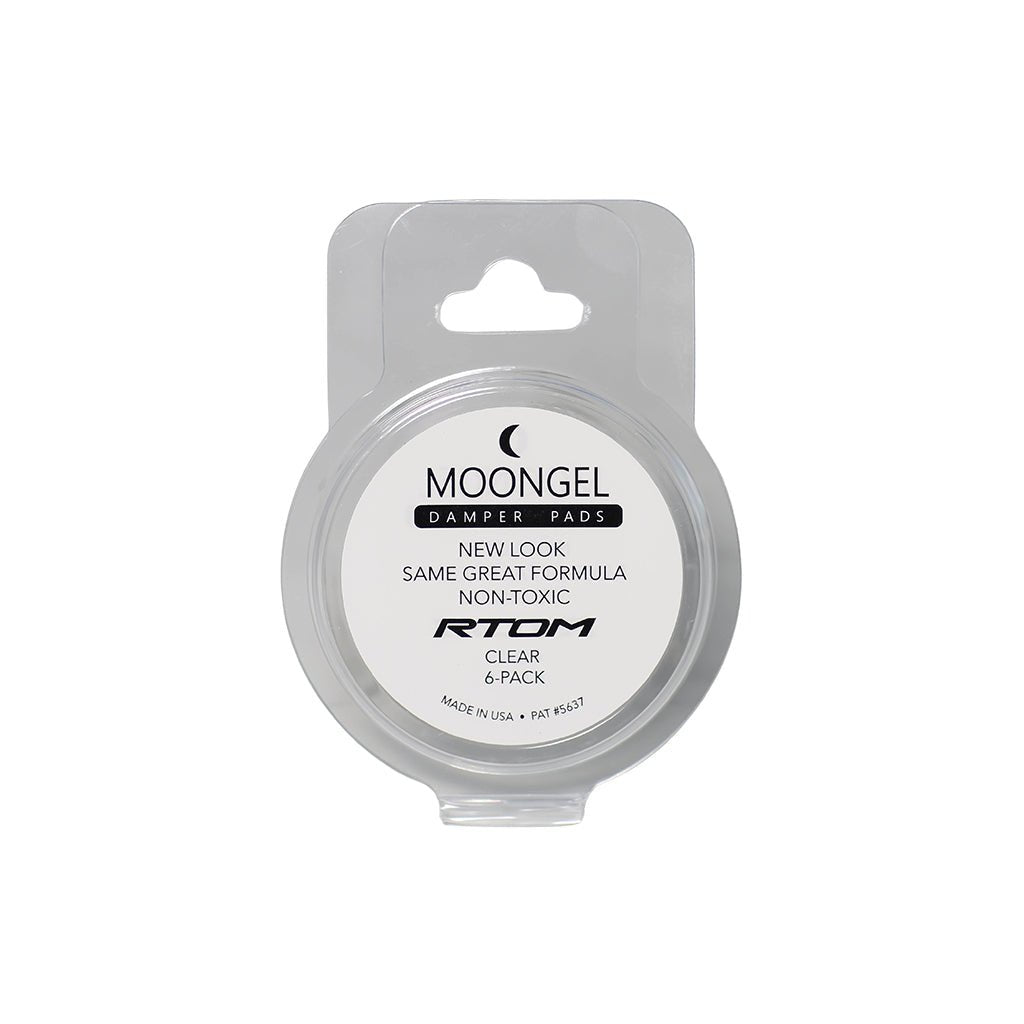 Moongel Drum Dampers Original - Clear, Pack of 6 Drum Accessories Sky Music