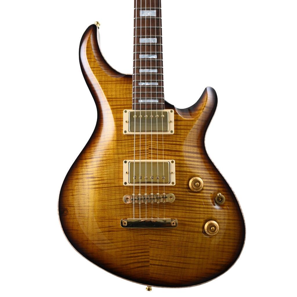 ESP - Original Custom Shop Mystique CTM Electric Guitar - Tea Sunburst