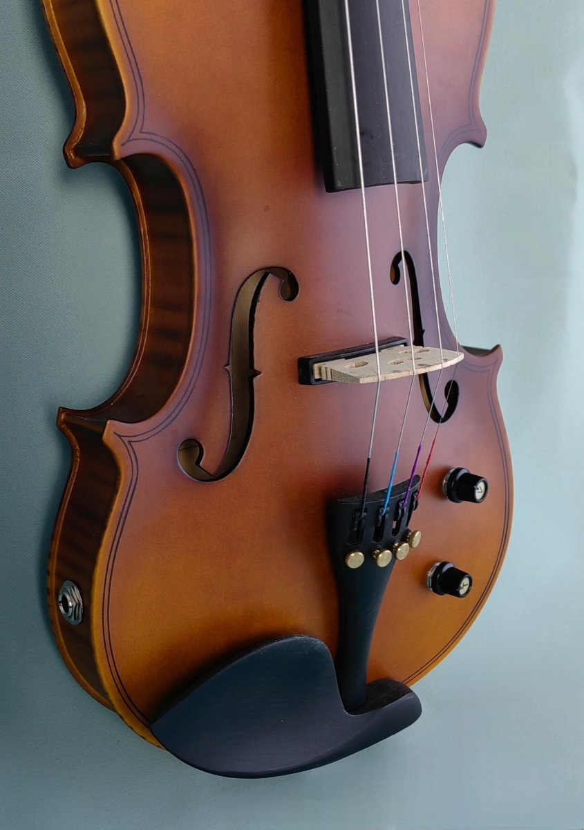 Nameless Acoustic/Electric Violin SVLN2E 4/4 Size, with Bow and Case Violins Sky Music