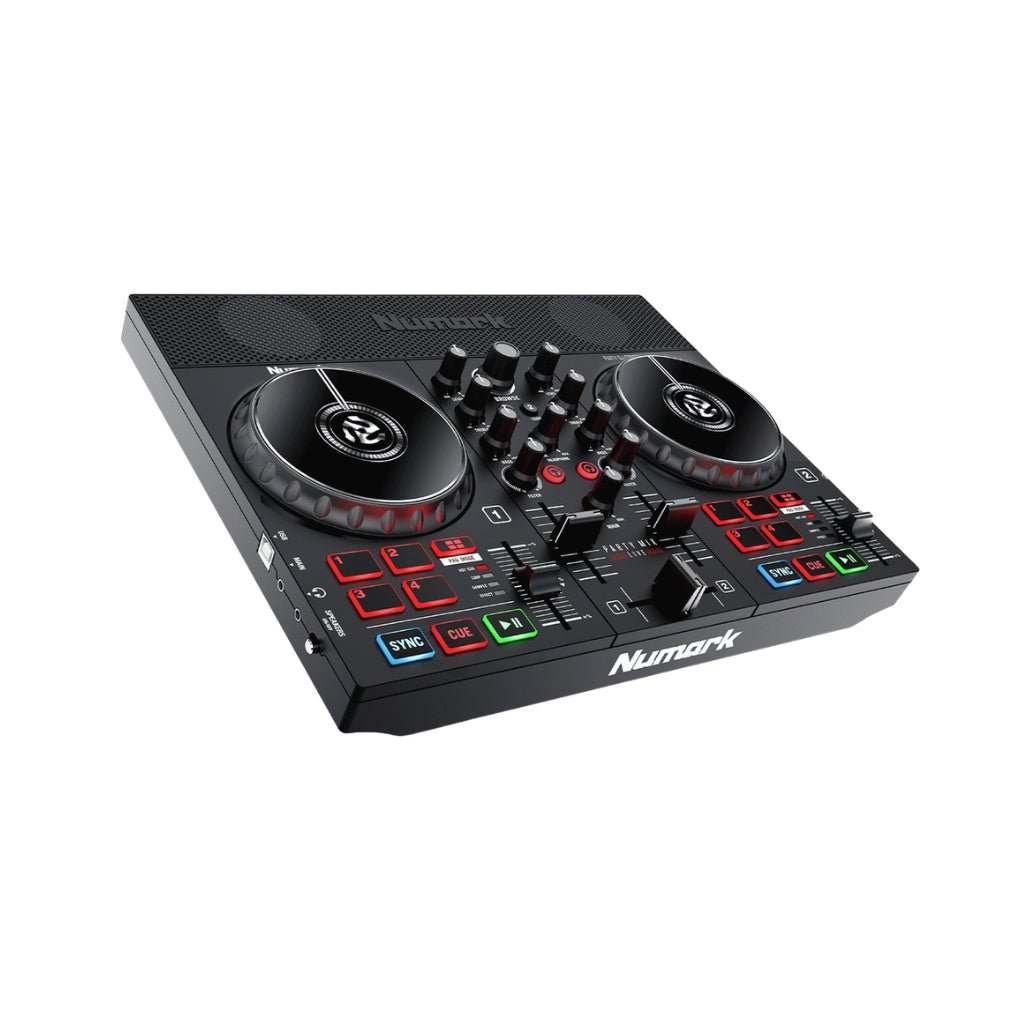 Numark Party Mix Live DJ Controller with Built-In Light Show and Speakers DJ Controllers Sky Music