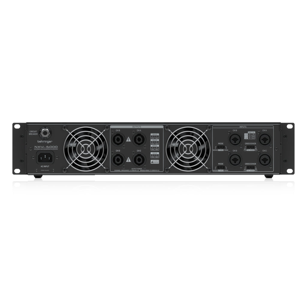 Behringer NX4-6000 Power Amplifier W/smartsense