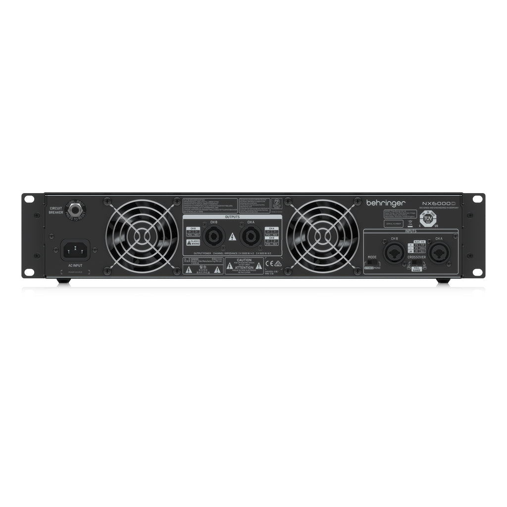 Behringer - Nx6000 - Power Amplifier W/smartsense