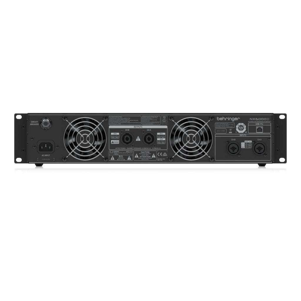 Behringer - NX6000D - Power Amplifier W/smartsense