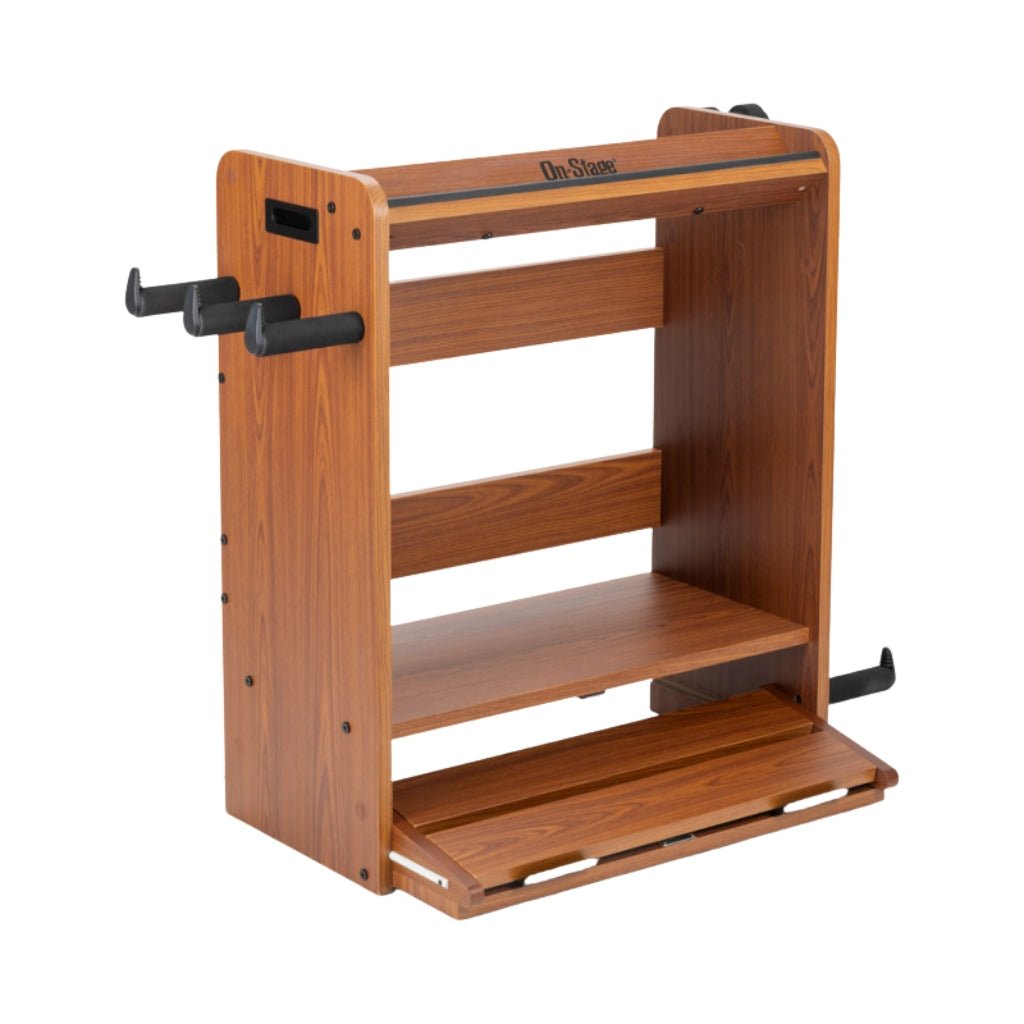 On Stage Professional Guitar Workstation - Rosewood Guitar Stands Sky Music