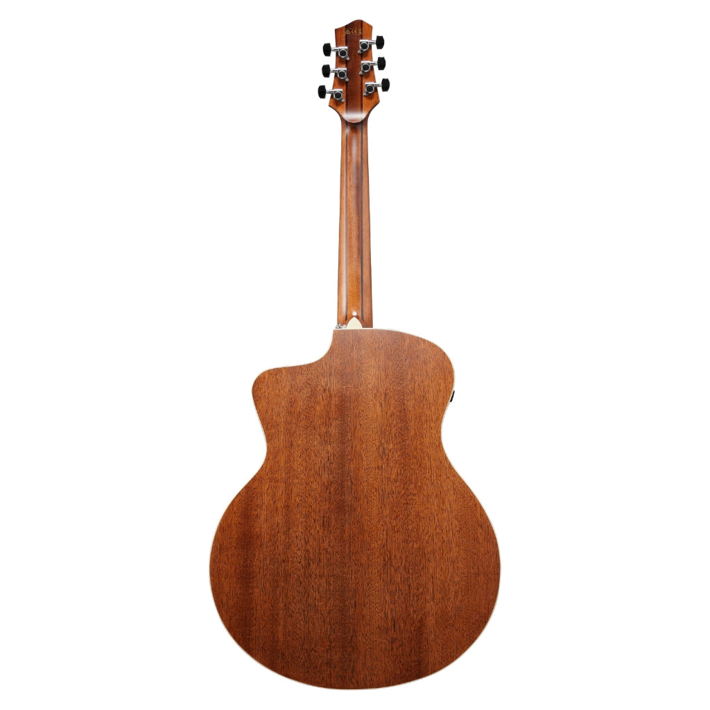 Ibanez - PA230E Acoustic Guitar - Natural Satin Top, Natural Low Gloss Back and Sides Acoustic Guitar