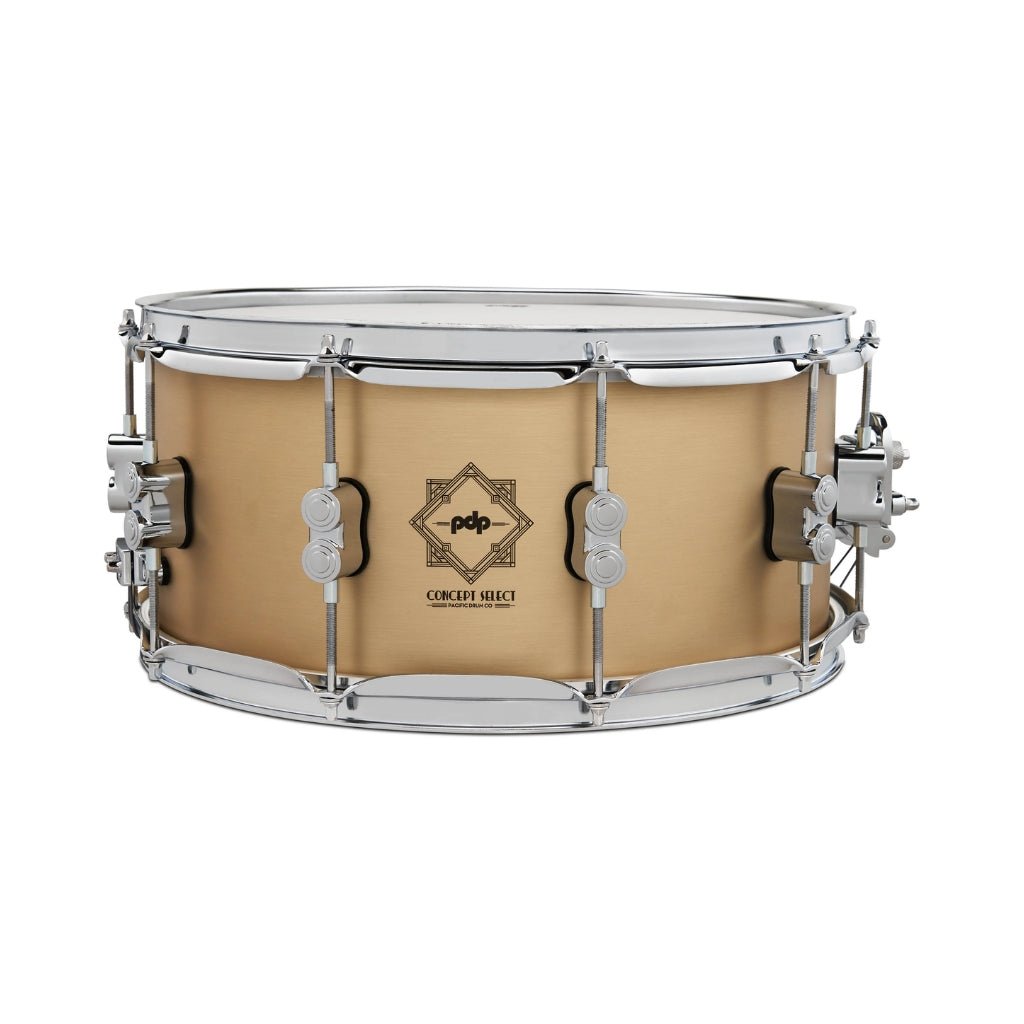 PDP Concept Select Bell Bronze Snare Drum - 6.5 x 14-inch, Brushed Snare Drums Sky Music
