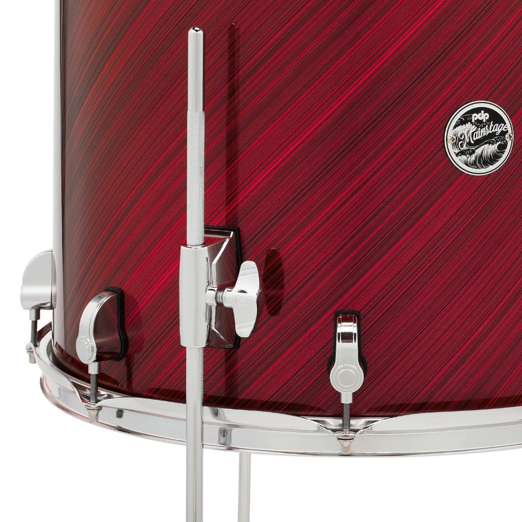 PDP Mainstage 5-Piece Complete Drum Set with Hardware and Cymbals - Twisted Cherry Acoustic Drums Sky Music