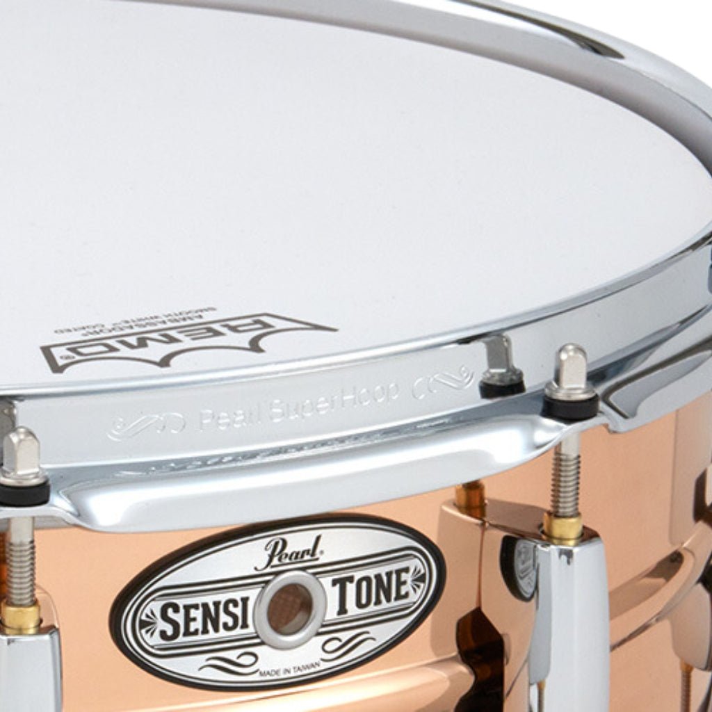 Pearl 14"x6.5" Sensitone Beaded Phospor Bronze Snare Drum Snare Drums Sky Music