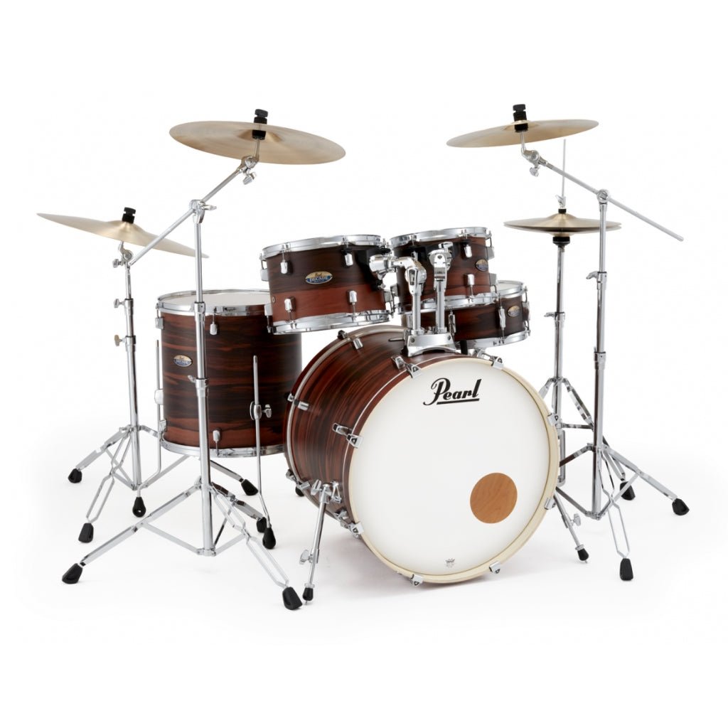 Pearl Decade Maple 20" 5pc Fusion Shell Pack - Matte Dark Walnut Acoustic Drums Sky Music