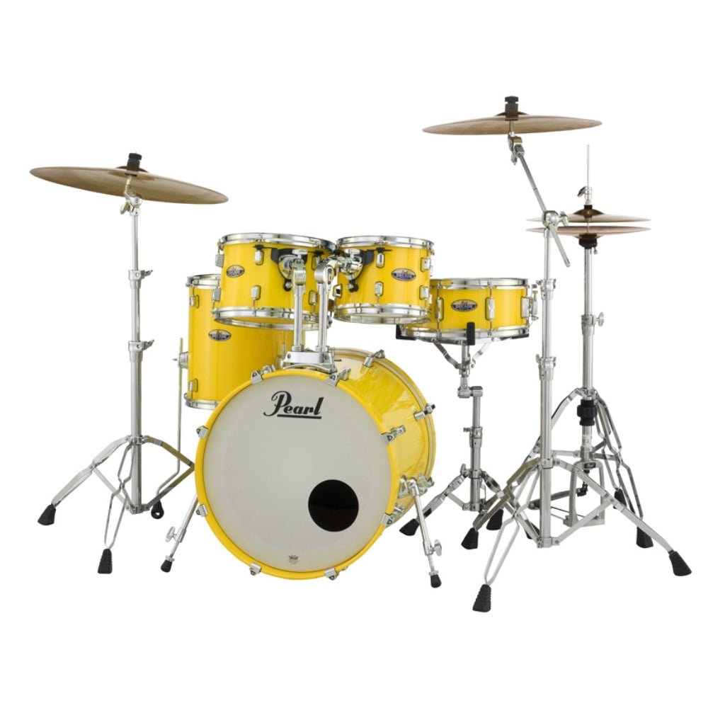 Pearl Decade Maple 5pc 20" Fusion Increda-Bundle Drum Kit - Solid Yellow Acoustic Drums Sky Music