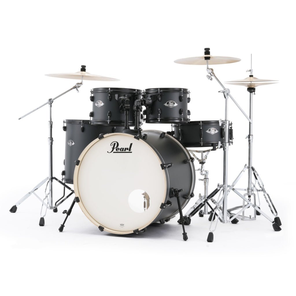 Pearl Export Limited 5pc 22" Fusion Plus Drum Kit - Graphite Slate with Black Hardware Acoustic Drums Sky Music