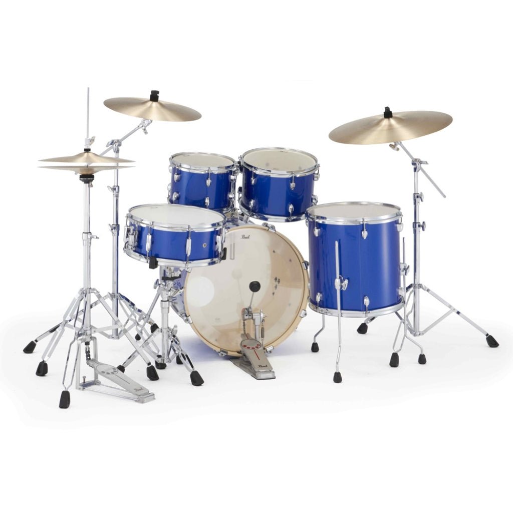 Pearl Export Plus 5pc 20" Fusion Drum Kit with BRD-1 Cymbals - Midnight Blue Acoustic Drums Sky Music