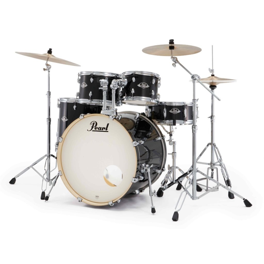 Pearl Export Plus 5pc 22" Fusion Plus Drum Kit with Zildjian Cymbals - Jet Black Acoustic Drums Sky Music