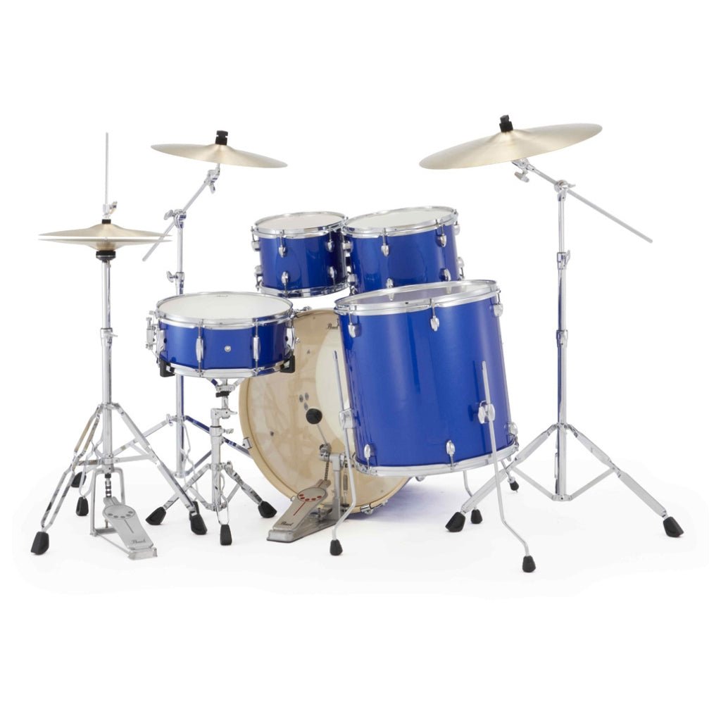 Pearl Export Plus 5pc 22" Fusion Plus Drum Kit with Zildjian Cymbals - Midnight Blue Acoustic Drums Sky Music