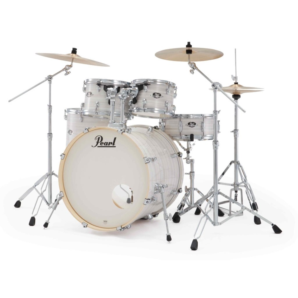 Pearl Export Plus 5pc 22" Fusion Plus Drum Kit with Zildjian Cymbals - Slipstream White Acoustic Drums Sky Music