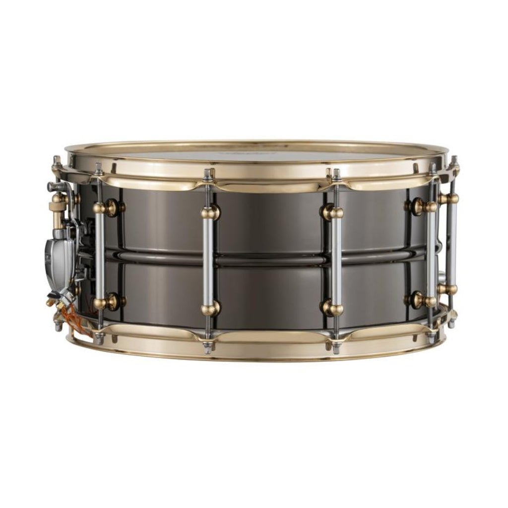 Pearl Limited Edition 14x6.5 SensiTone Black Nickel Brass Snare Drum Snare Drums Sky Music