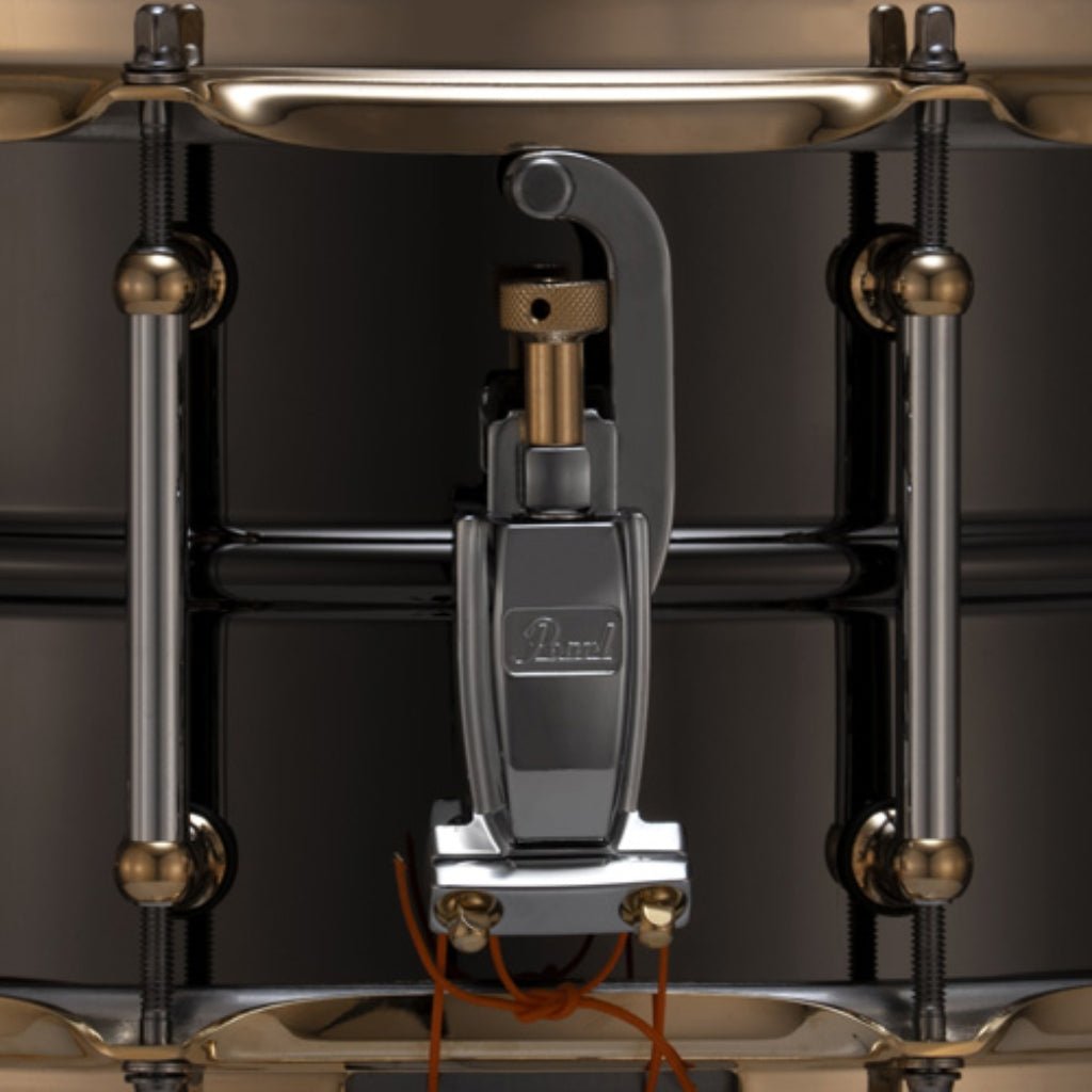 Pearl Limited Edition 14x6.5 SensiTone Black Nickel Brass Snare Drum Snare Drums Sky Music