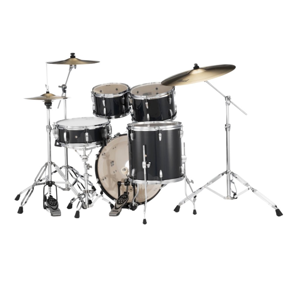 Pearl Roadshow-Plus 5pc 20" with BRD-1 Cymbals Drum Package - Jet Black Acoustic Drums Sky Music