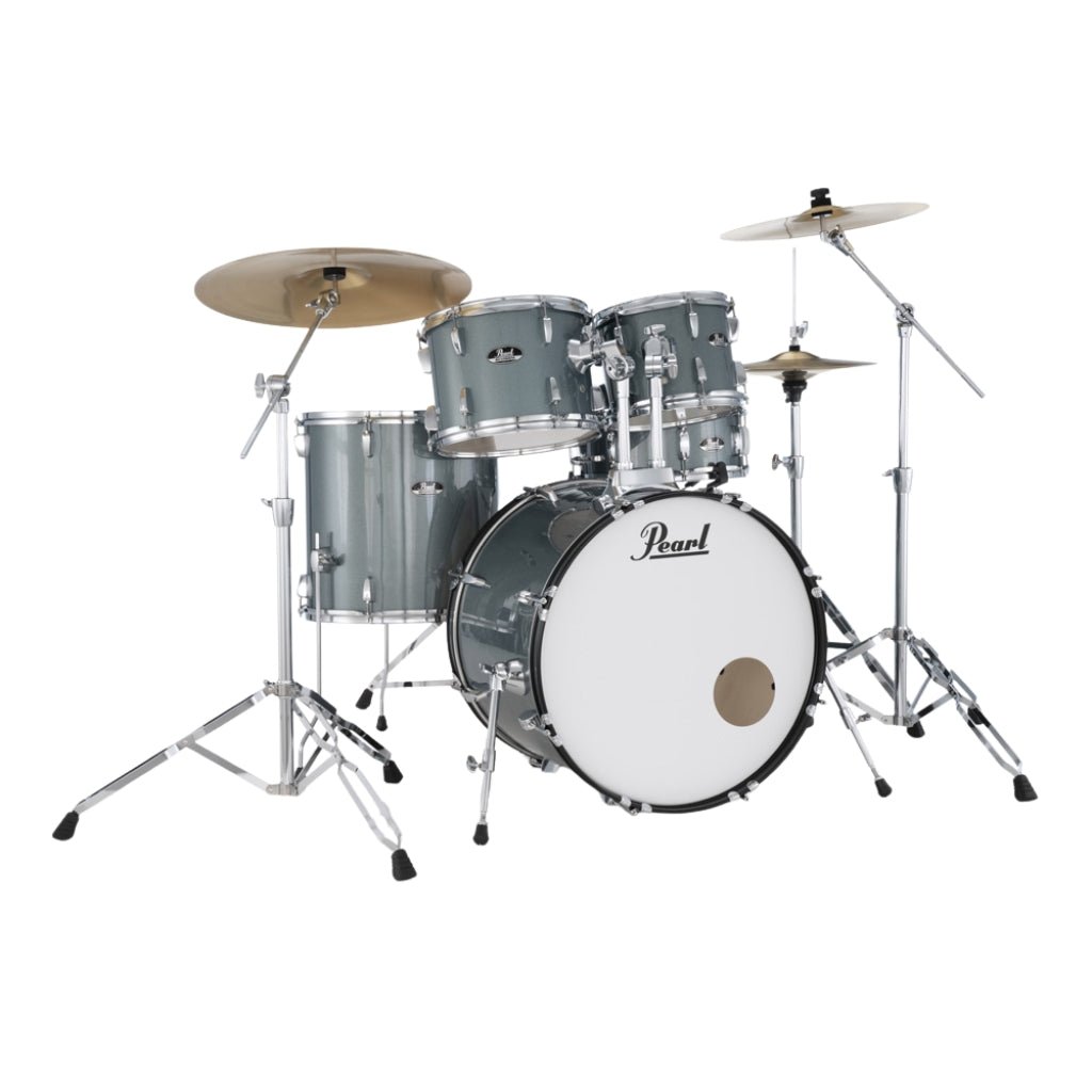 Pearl Roadshow-PLUS 5pc 22" Drum Package with Pearl Cymbals - Charcoal Metallic Acoustic Drums Sky Music