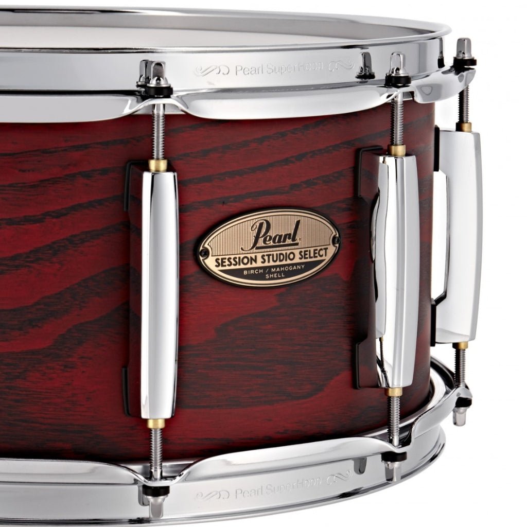 Pearl Studio Session Snare Drum 14 x 6.5 Scarlett Ash Snare Drums Sky Music