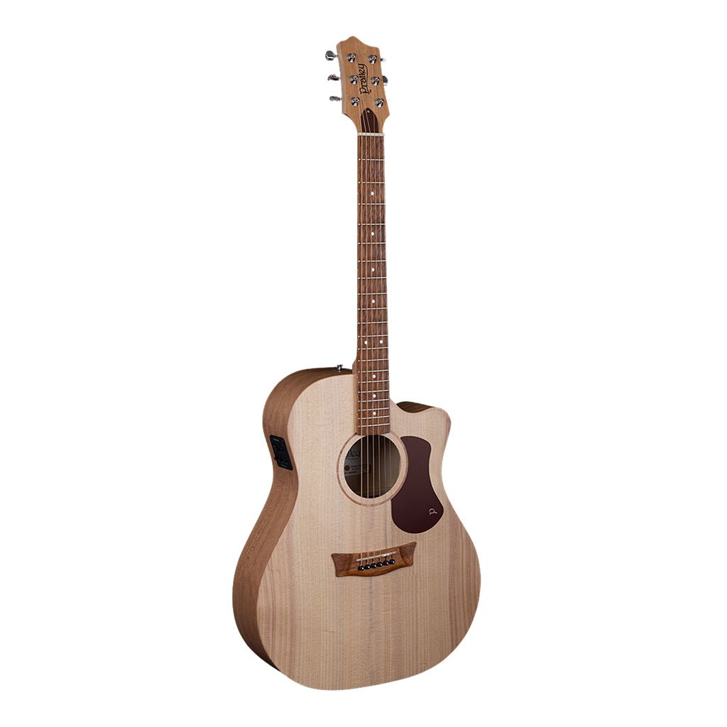 Pratley Entertainer OM Cutaway Solid Qld Maple Back and Sides - Solid Bunya Top Acoustic Guitars Sky Music