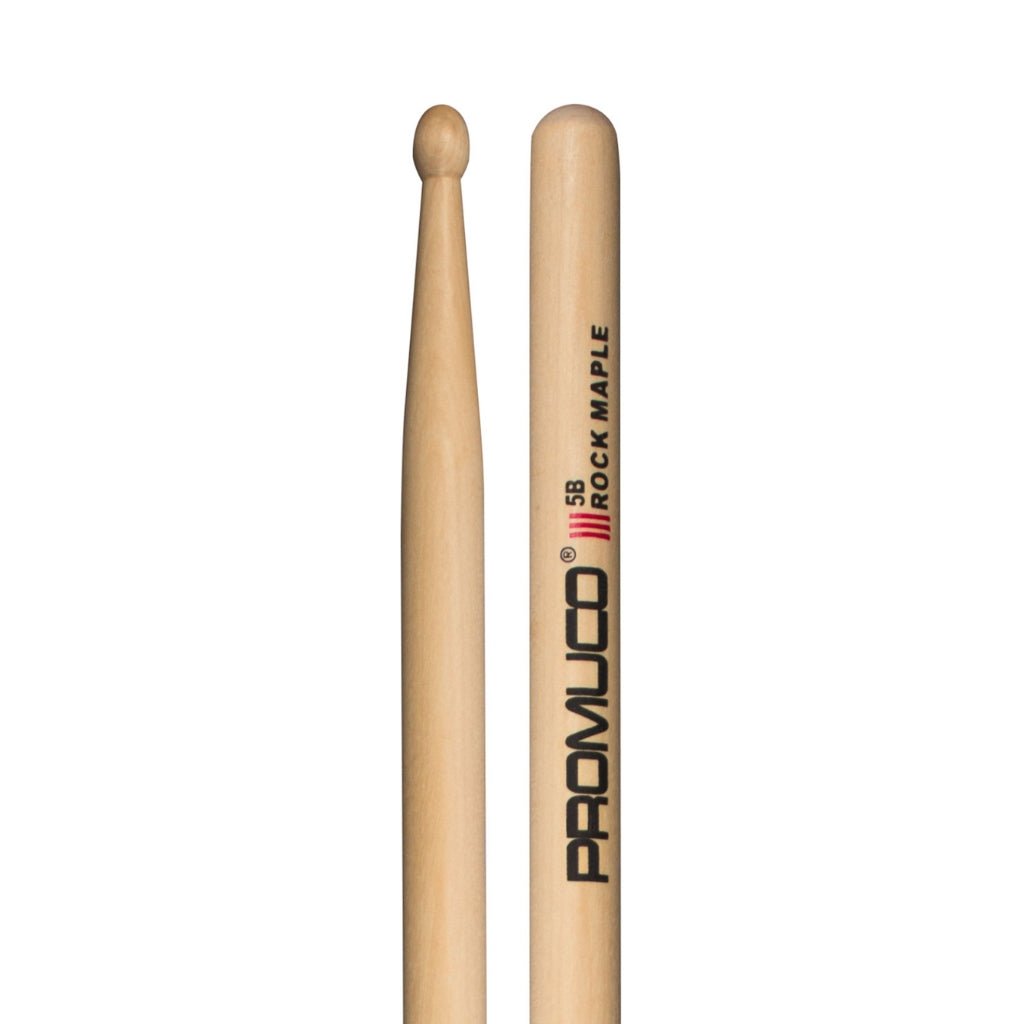 Promuco Rock Maple 5B Wood Tip Drumsticks Drum Sticks Sky Music