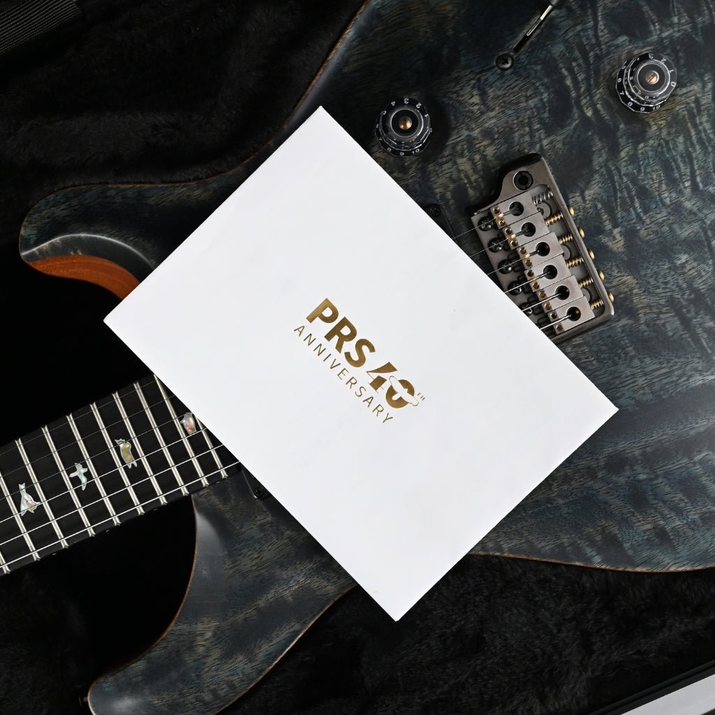 PRS 40th Anniversary Custom 24 Satin Limited Edition Electric Guitar - Faded Whale Blue Electric Guitars Sky Music